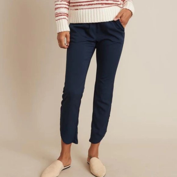 Marine Layer Pants - MARINE LAYER Re-Spun Allison Pant Navy Size M NWT